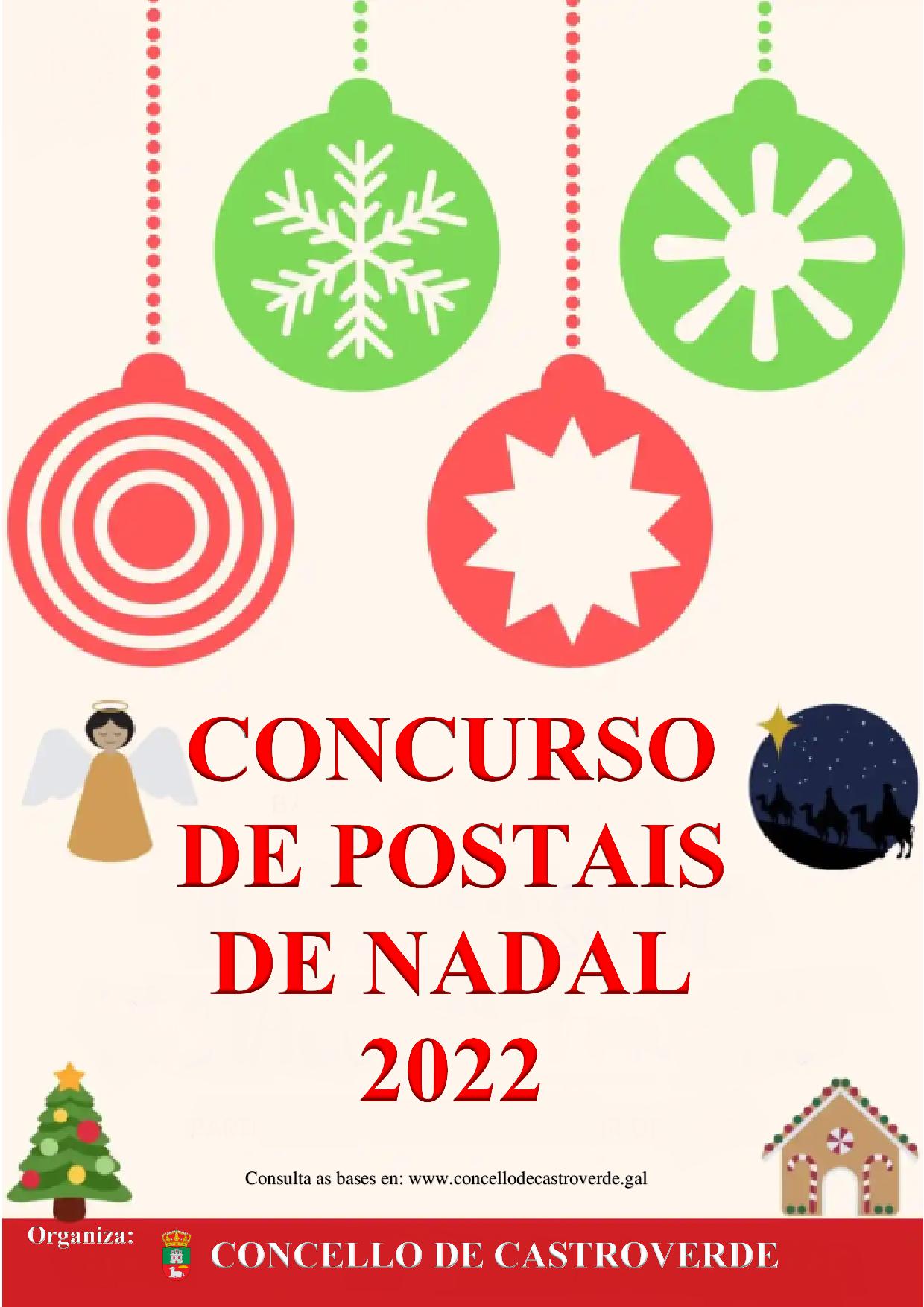 CONCURSO POSTAIS DE NADAL 2022