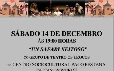 TEATRO AFECCIONADO O SÁBADO 14 DE DECEMBRO ÁS 19:00 HORAS NO CONCELLO DE CASTROVERDE