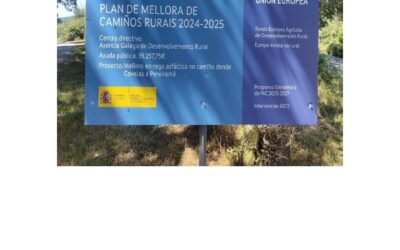 PLAN MARCO DE MELLORA DE CAMIÑOS MUNICIPAIS DE ACCESO A PARCELAS AGRICOLAS 2024-2025: Mellora en rega asfáltica no camiño dende Covelas a Pereiramá- Resolución do 19 de Decembro de 2023 pola que se aproba o plan marco de mellora de camiños municipais de acceso a parcelas agrícolas 2024-2025, cofinanciado co Fondo Europeo Agrícola de Desenvolvemento Rural(FEADER) ao abeiro do programa de desenvolvemento rural (PDR) 2014-2020, mediante tramitación anticipada de gasto (Código de procedemento MR701E).