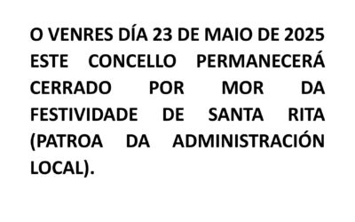 FESTIVIDADE DE SANTA RITA (23 MAIO 2025)