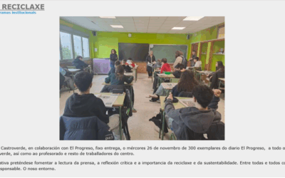 SEMANA EUROPEA DA REDUCCIÓN DE RESIDUOS