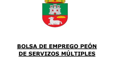 BOLSA DE EMPREGO DE PEÓN DE SERVIZOS MÚLTIPLES