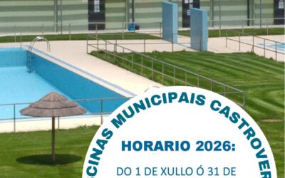 APERTURA PISCINAS MUNICIPAIS CASTROVERDE. ANUALIDADE 2026
