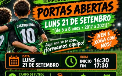 SEGUNDO DÍA DE PORTAS ABERTAS DO FÚTBOL CAMPO NO CONCELLO DE CASTROVERDE